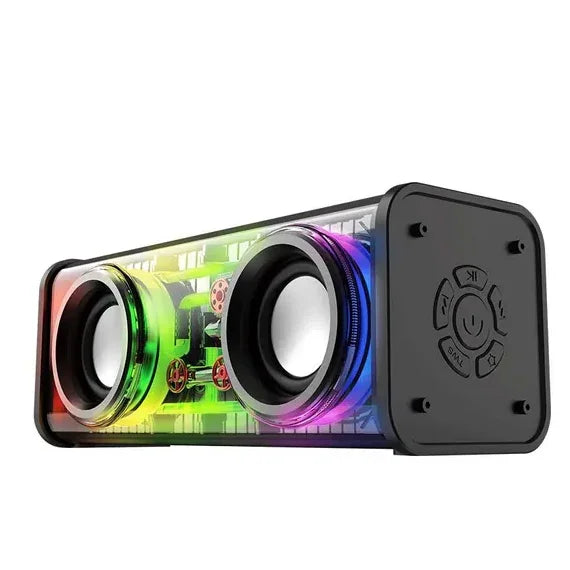 XPower MBS14 RGB Bluetooth Speaker 1800mAh Battery - Black - Tashqila XPower MBS14 RGB Bluetooth Speaker 1800mAh Battery - Black - Tashqila